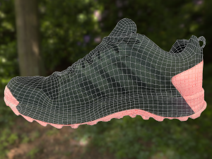 adidas sneaker shoe low-poly Modelo 3D