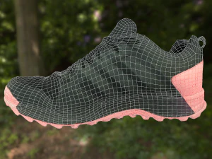 adidas sneaker shoe low-poly 3D Model