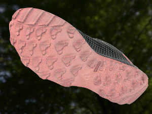 adidas sneaker shoe low-poly 3D Model