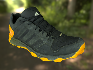 adidas sneaker shoe low-poly Modello 3D