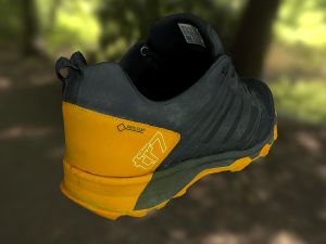 adidas sneaker shoe low-poly Modello 3D