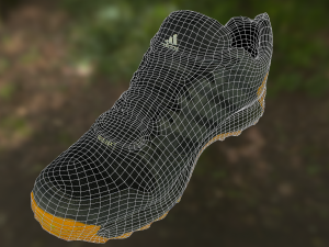 adidas sneaker shoe low-poly Modello 3D