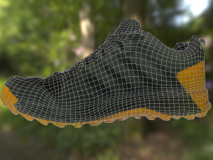 adidas sneaker shoe low-poly Modello 3D