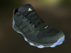 adidas sneaker shoe low-poly 3D 모델