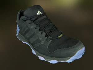adidas sneaker shoe low-poly 3D Model