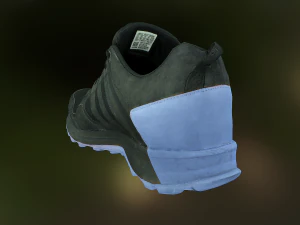adidas sneaker shoe low-poly 3D Model