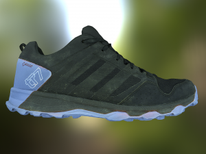 adidas sneaker shoe low-poly 3D 모델