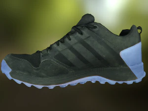 adidas sneaker shoe low-poly 3D Model