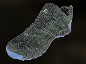 adidas sneaker shoe low-poly 3D 모델