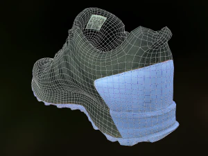 adidas sneaker shoe low-poly 3D Model