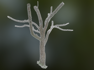 tree low poly model Modelo 3D