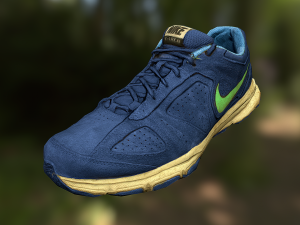 worn nike shoe low poly 3D 모델