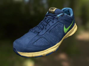 worn nike shoe low poly 3D Model