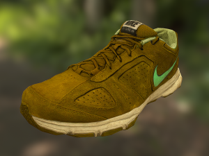 worn nike shoe low poly 3D 모델