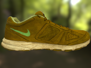 worn nike shoe low poly 3D 모델