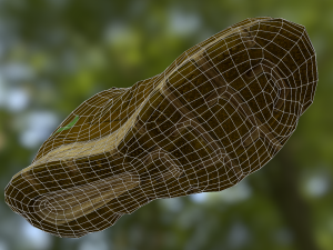 worn nike shoe low poly 3D 모델