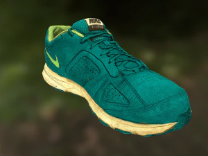 worn nike shoe low poly 3D Model