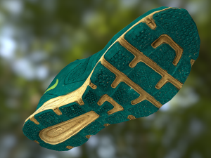 worn nike shoe low poly Modelo 3D