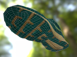 worn nike shoe low poly 3D Model