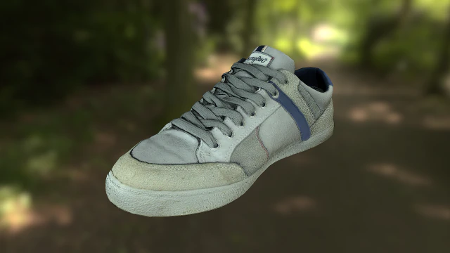 sneaker shoe low poly 3D Model .c4d .max .obj .3ds .fbx .stl .blend