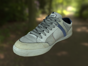 sneaker shoe low poly 3D Model