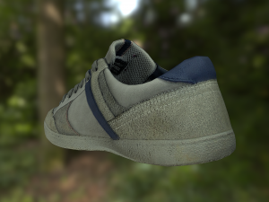sneaker shoe low poly 3D Модель