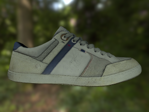 sneaker shoe low poly 3D Модель