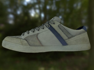 sneaker shoe low poly 3D Модель