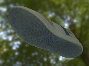 sneaker shoe low poly 3D Модель