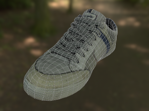 sneaker shoe low poly 3D Модель