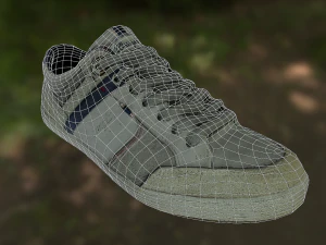 sneaker shoe low poly 3D Model