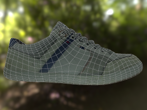 sneaker shoe low poly 3D Модель
