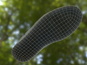 sneaker shoe low poly 3D Модель