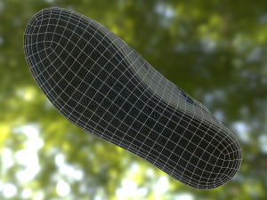 sneaker shoe low poly 3D Модель