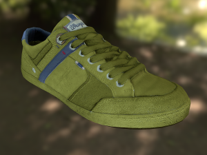 sneaker shoe low poly Modèle 3D