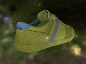sneaker shoe low poly Modèle 3D