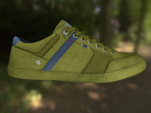 sneaker shoe low poly Modèle 3D