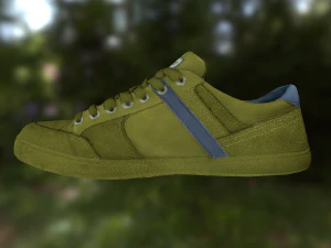 sneaker shoe low poly 3D Model