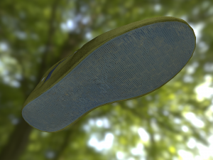 sneaker shoe low poly Modèle 3D