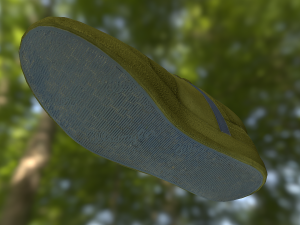 sneaker shoe low poly Modèle 3D