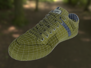 sneaker shoe low poly Modèle 3D