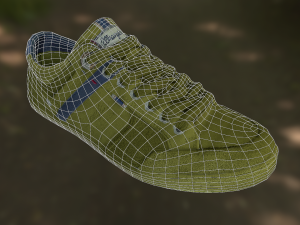 sneaker shoe low poly Modèle 3D