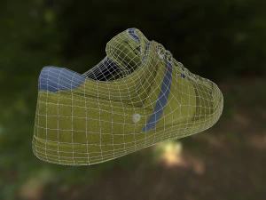 sneaker shoe low poly 3D Model
