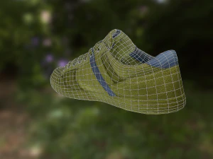 sneaker shoe low poly 3D Model