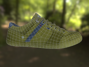 sneaker shoe low poly Modèle 3D