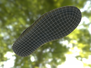 sneaker shoe low poly Modèle 3D