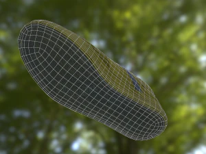 sneaker shoe low poly 3D Model