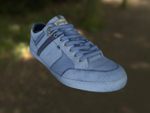 sneaker shoe low poly 3D Model