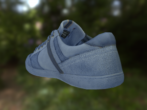 sneaker shoe low poly 3D Model