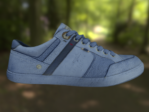 sneaker shoe low poly 3D Model